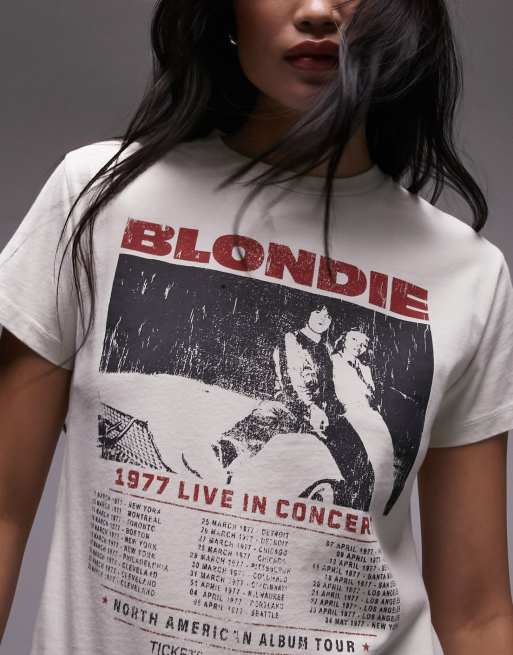 Blondie concert hot sale t shirts