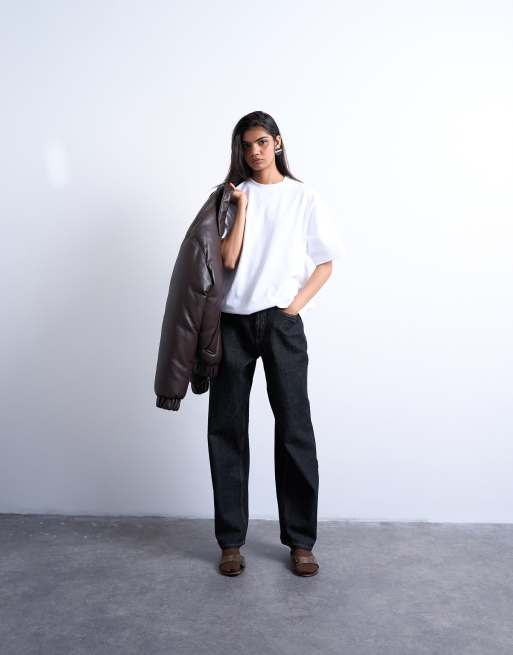 Topshop - T-shirt premium basic a maniche corte bianca, 2 di 4