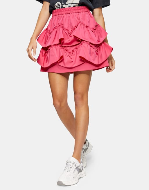 Ruffle 2024 skirt topshop