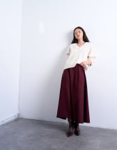 Topshop tailored full circle a line maxi skirt in port royal