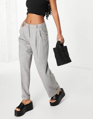 Topshop tailored jogger in grey - ASOS Price Checker