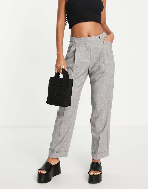 Topshop tailored jogger in grey