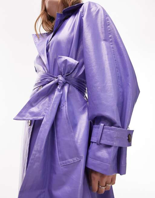 chinese dress ladies Miss Circle Women's Sabina Purple Leather Slash Neck Midi Dress