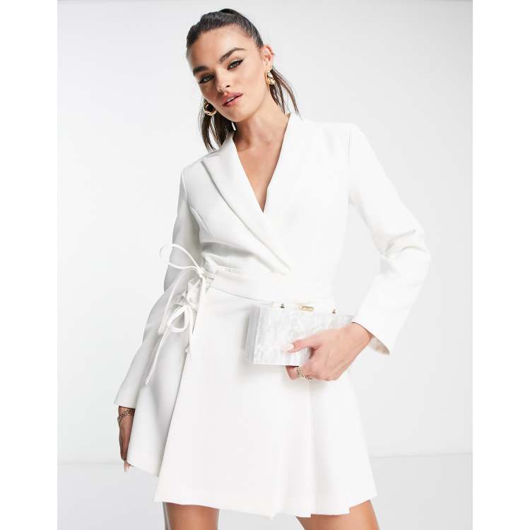 Topshop white discount blazer dress