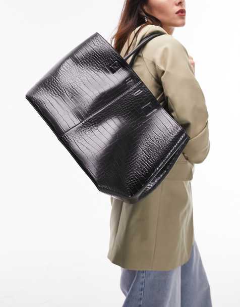 Borse Donna, Borsa frange sfumate Black