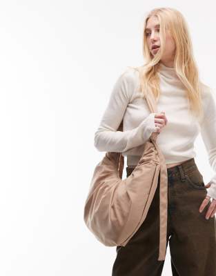 Talia tote bag in camel-Neutral