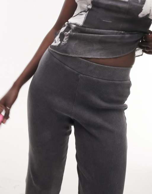 Topshop store ribbed joggers