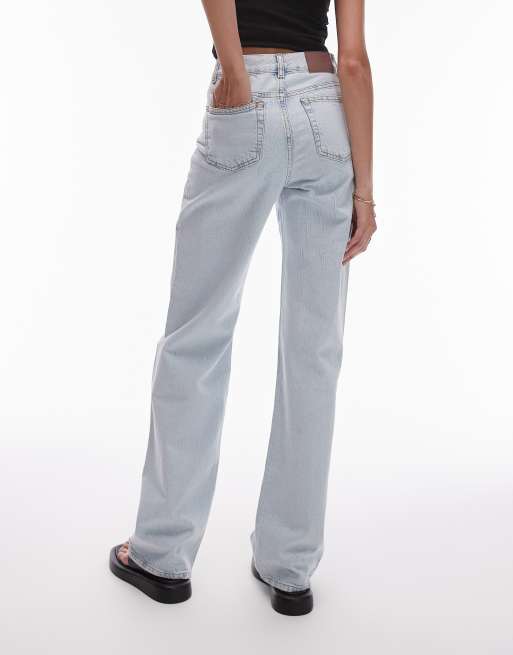 Topshop Tall - Afblegede jeans med lige ben og løs pasform, 5 af 5