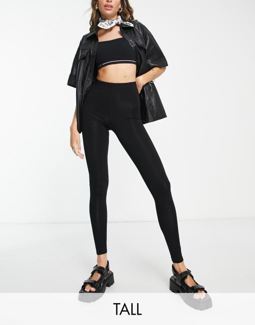 Topshop Tall basic ankle length legging in black