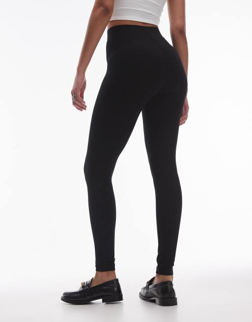 Topshop Tall basic ankle length legging in black, 2 of 5