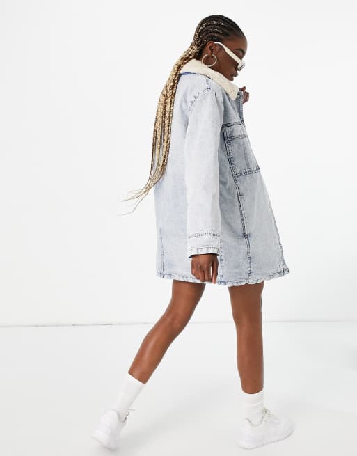 Topshop tall 2025 denim jacket