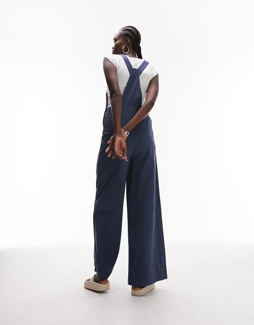 Topshop blue sale jumpsuit