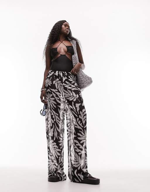 Chiffon palazzo pants store plus size tall