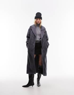 Topshop Tall chuck on coat in...