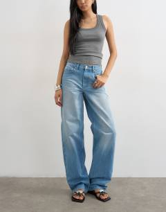 Tall Cinch low rise relaxed jean in bleach