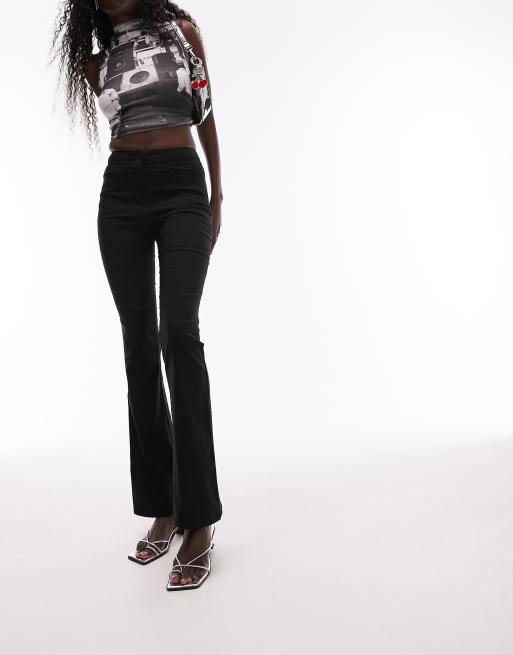 Clean crop hot sale flare pants