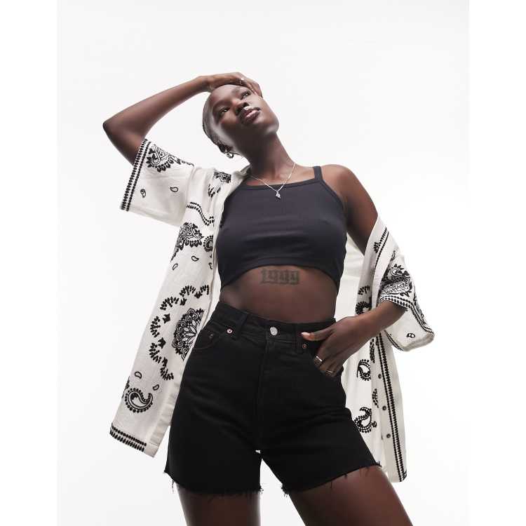 Topshop tall shorts hot sale