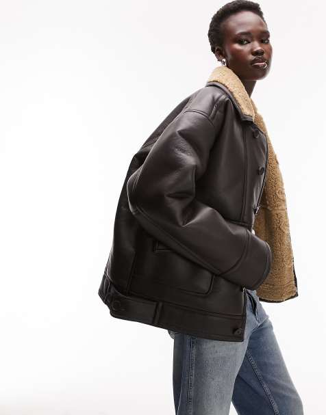 Aviator jacket womens asos sale