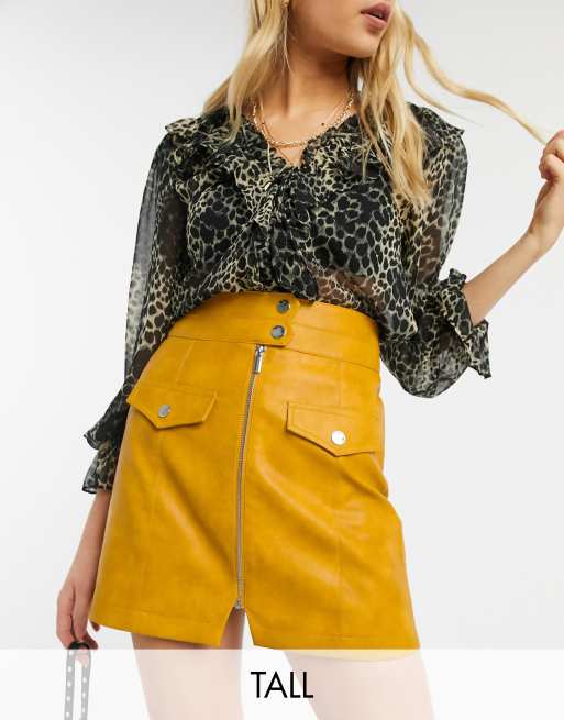 Mustard 2025 zipper skirt