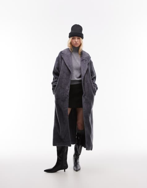 Topshop Tall - Grå chuck-on-frakke - view 1
