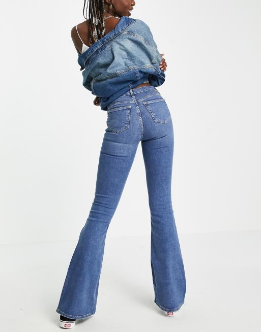 Topshop moto flare store jeans