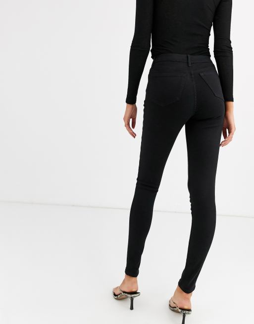 Topshop Tall Jamie Skinny Jeans In Black Asos