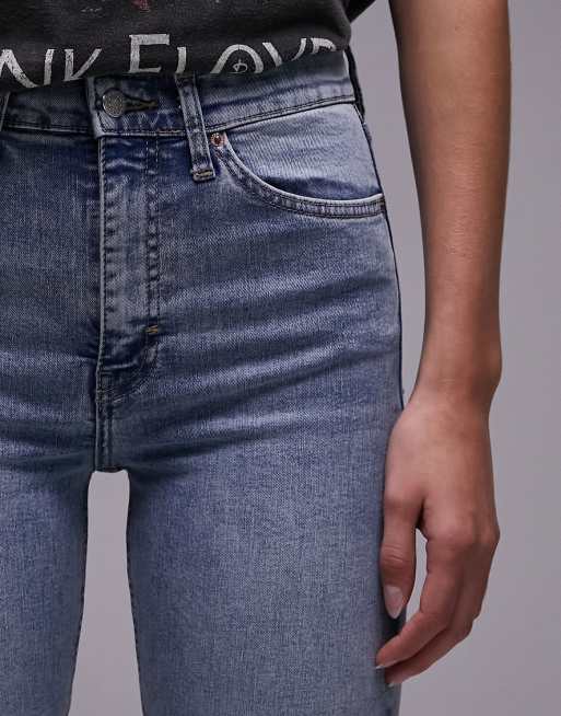 Topshop Tall - Jamie - Skinny jeans met hoge taille in bleek, 3 van 5