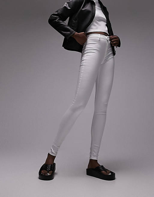 Topshop Tall Joni jean in white | ASOS