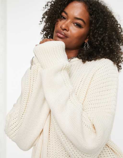 topshop ribbed sweater dress Topshop rib knit cocoon dress in navy