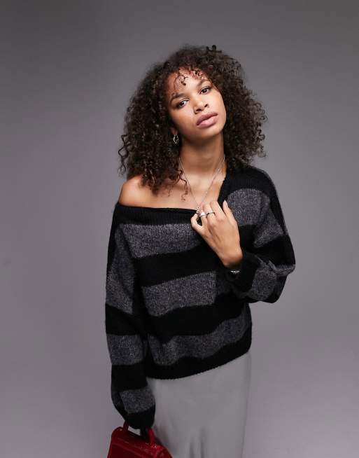 Black hotsell slouch jumper