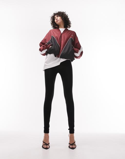 Topshop Tall - Leggings met hoge taille in zwart, 4 van 4