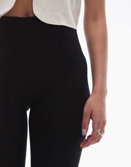Topshop Tall - Leggings met hoge taille in zwart, 3 van 5
