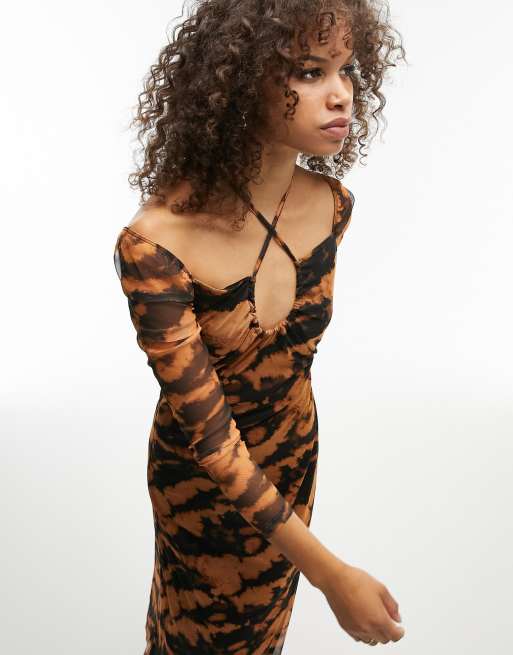 Camo mesh clearance dress