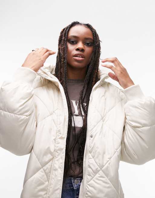 Topshop cord hot sale puffer jacket