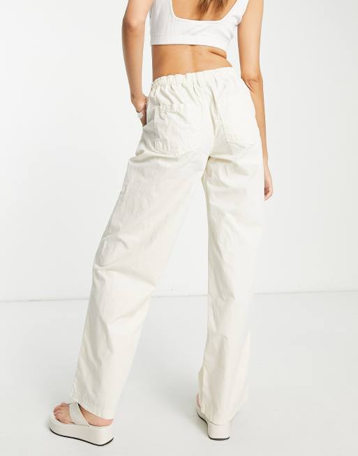 Topshop store white pants