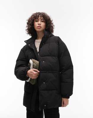 The North Face Acamarachi oversized puffer jacket in black