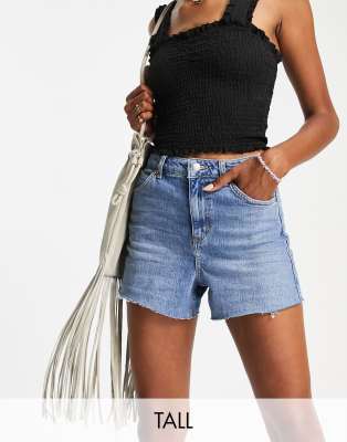 topshop premium mom shorts