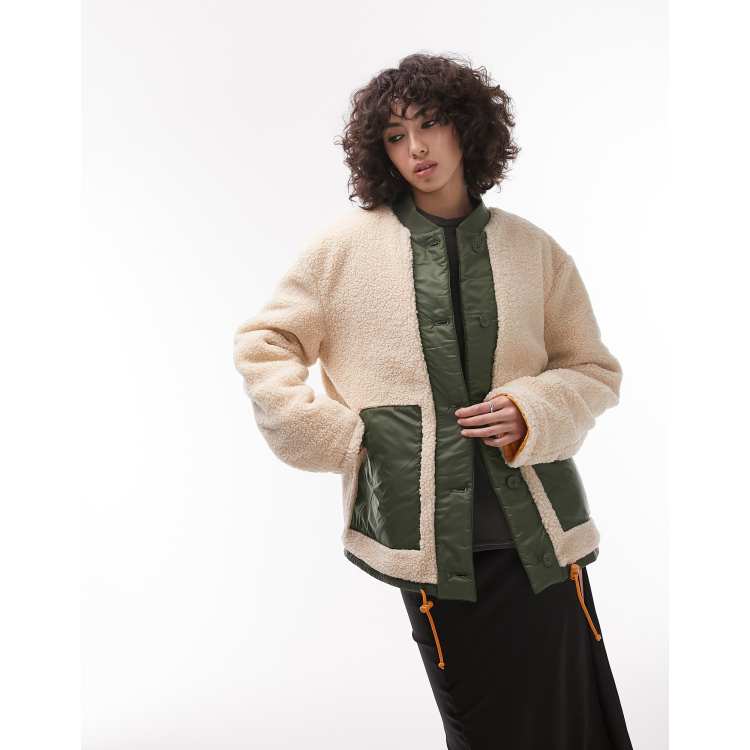 Topshop loop hot sale jacket