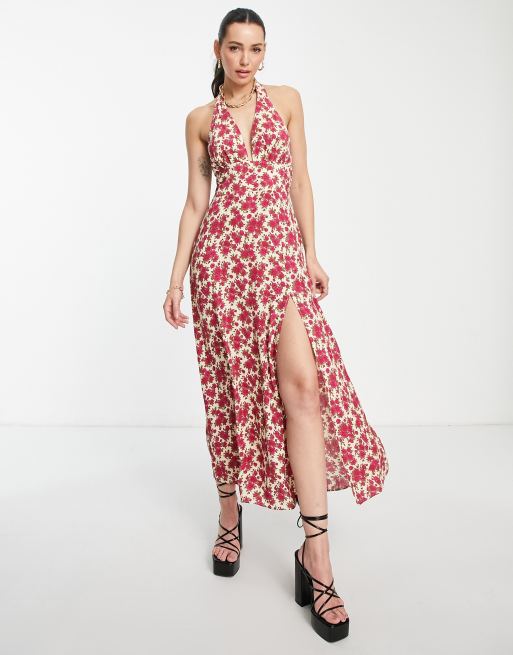 Topshop on sale halter dress