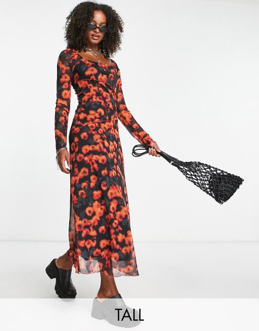 Asos tall hot sale tea dress