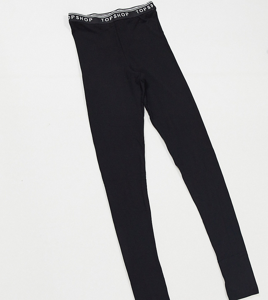 Topshop Tall - Set van 2 leggings in zwart
