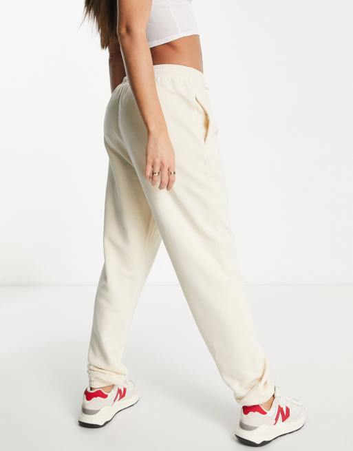 Topshop Tall slouchy oversized cuffed jogger in ecru ASOS