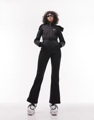 Topshop SNO ski all in one in black