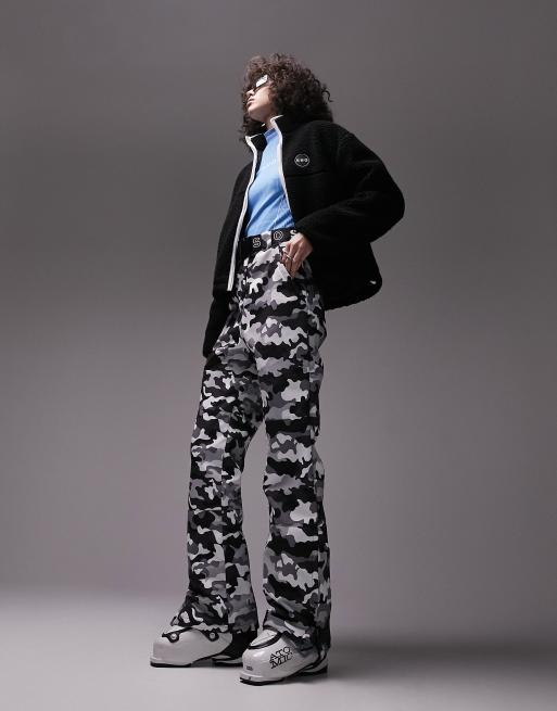 White camo hot sale snow pants