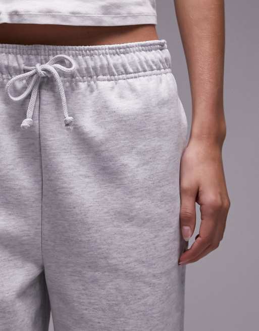 Topshop Tall straight leg trackies in grey marl, 3 of 5