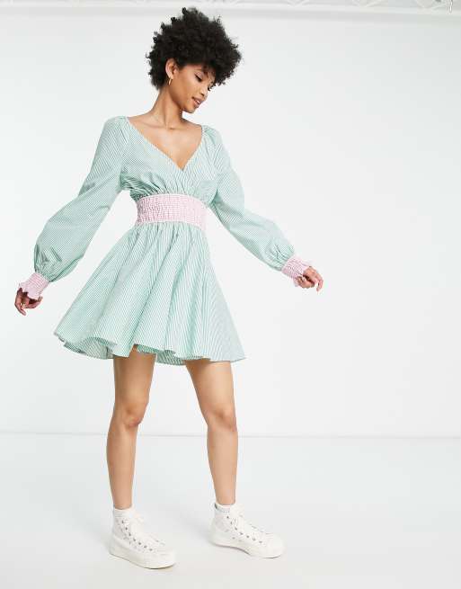 Topshop mint clearance dress