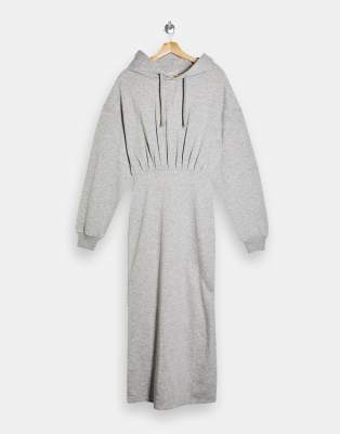 topshop hooded sweatshirt dress