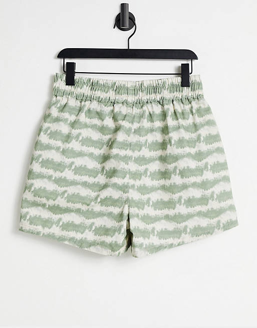  Topshop Tall tie dye shorts co-ord 