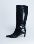 [Topshop] Topshop Tanya point toe knee high boots in black 38 BLACK
