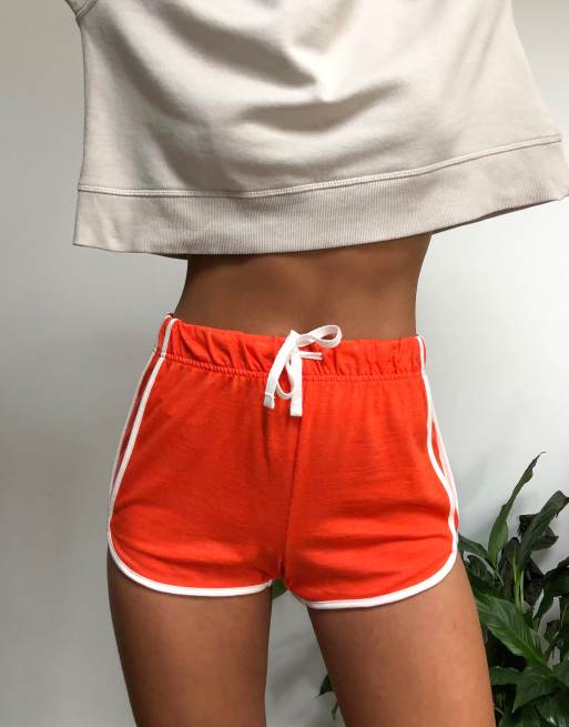 Topshop store red shorts